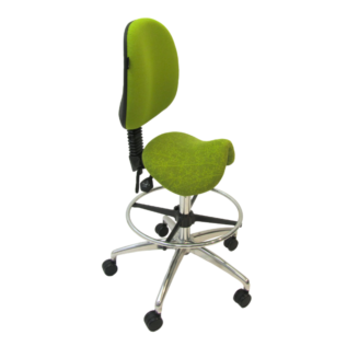 Chaise selle ergonomique Jockey vert