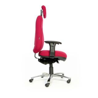 Chaise ergonomique Spinal 500 Rose avec Appui Tête