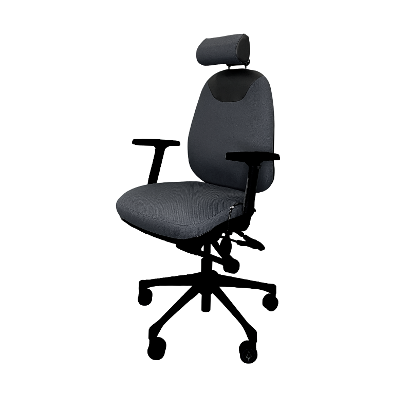 Chaise ergonomique avec soutien lombaire Solace 9020 V1 Gris