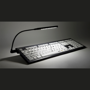 Clavier ergonomique LogicKeyBoard Grosse Touche LED