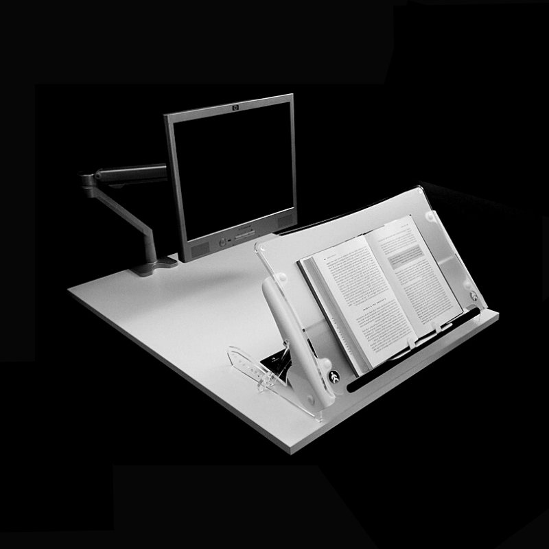 Pupitre de bureau Clear Slope Pro ergonomique