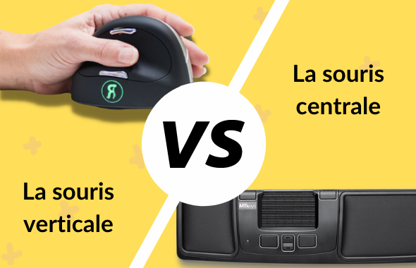souris verticale vs souris centrale