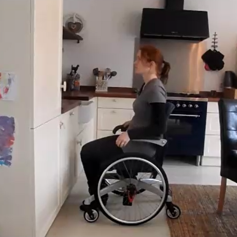 Fauteuil roulant securise télétravail Tripple Wheels