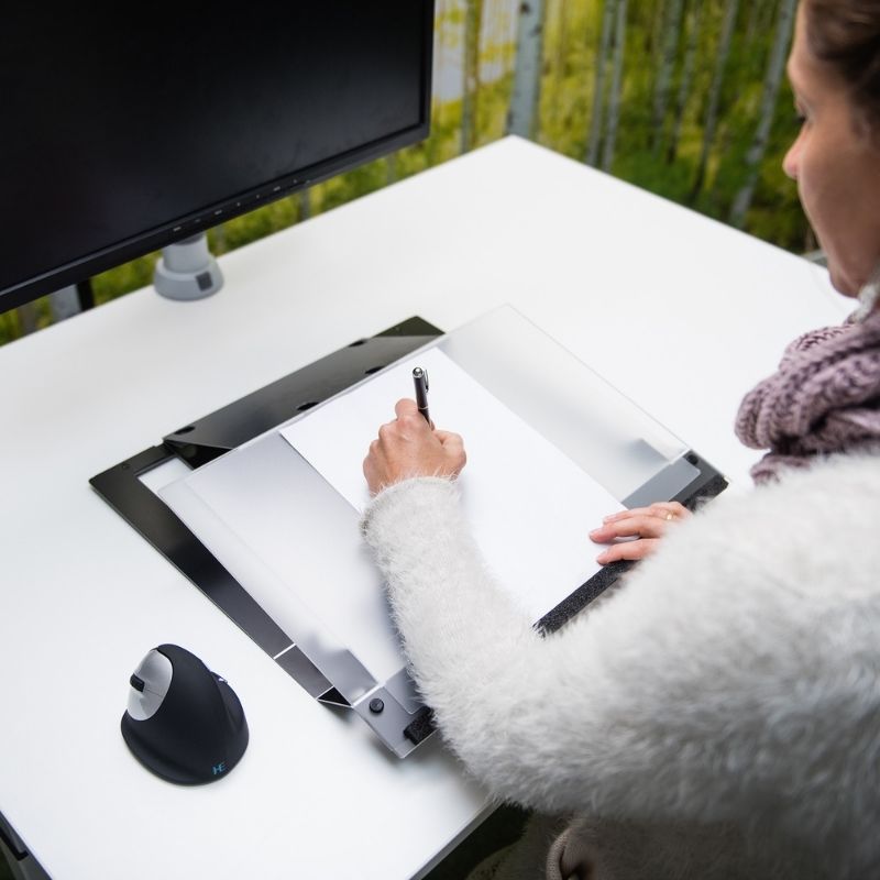 Porte documents et pupitre ergonomique R-Go