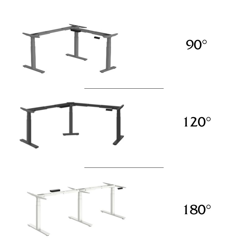 Structure électrique bureau d'angle OR 3