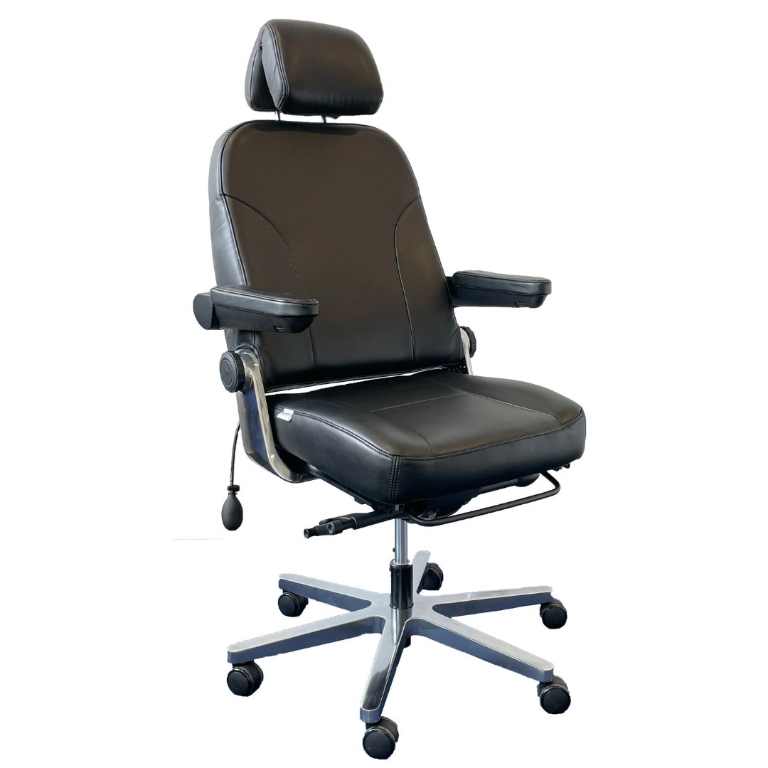 Chaise de bureau confortable à coussin épais, assise libre